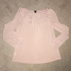 Ann Taylor Ruffle Blouse